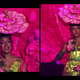 A'Keria dressed like a flower blooming. Not an overwrought simile—she literally bloomed her skirt open.